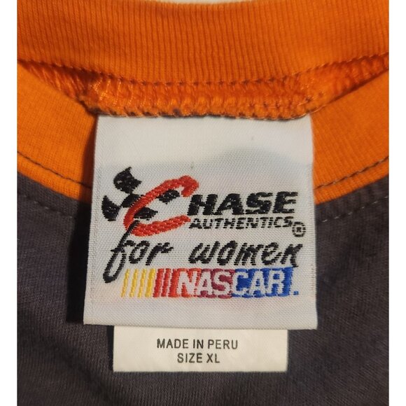 Tony Stewart T-Shirt # 20 Crank It‎ Up 3/4 Sleeve Chase Authentics Womens XL EUC - Picture 7 of 11